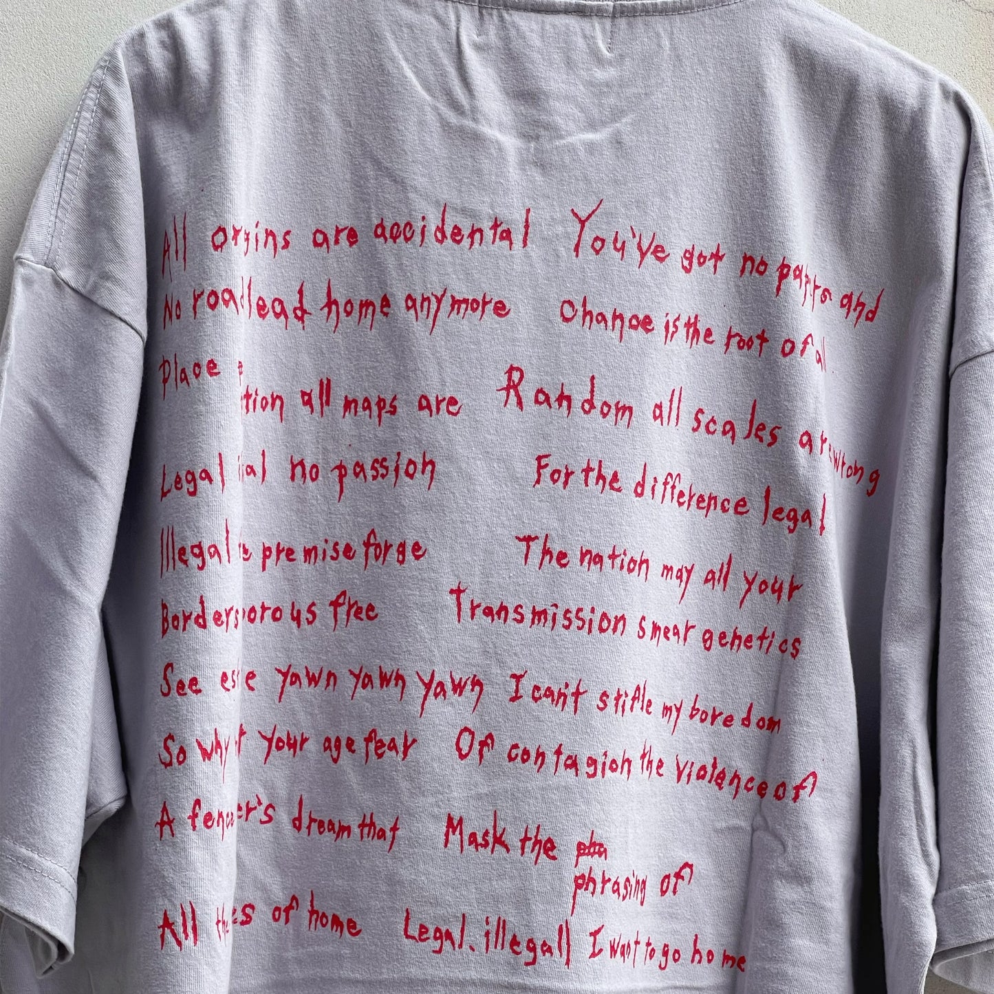 PLACE POSITION T SHIRT / VINTAGE PURPLE / グラフィックTシャツ