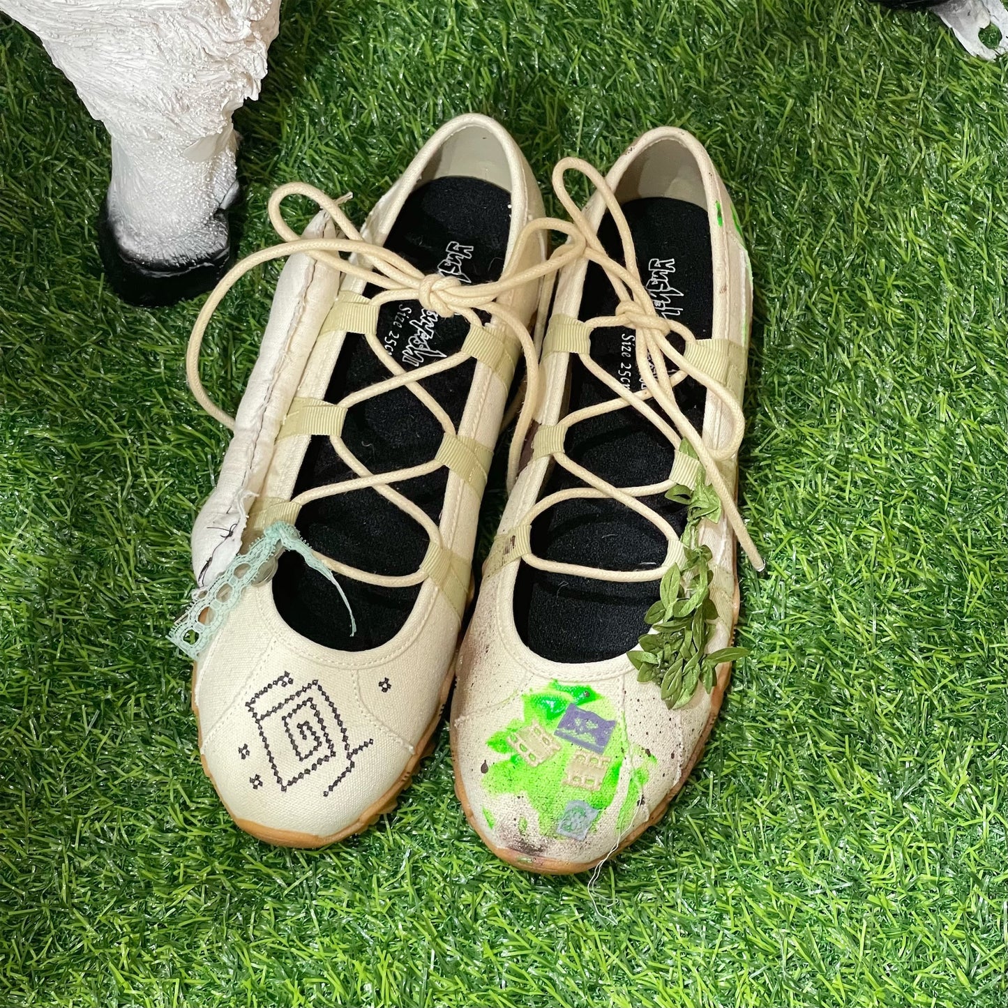 【Teji x yushokobayashiコラボレーションシューズ】Teji Turn / Natural / 25cm