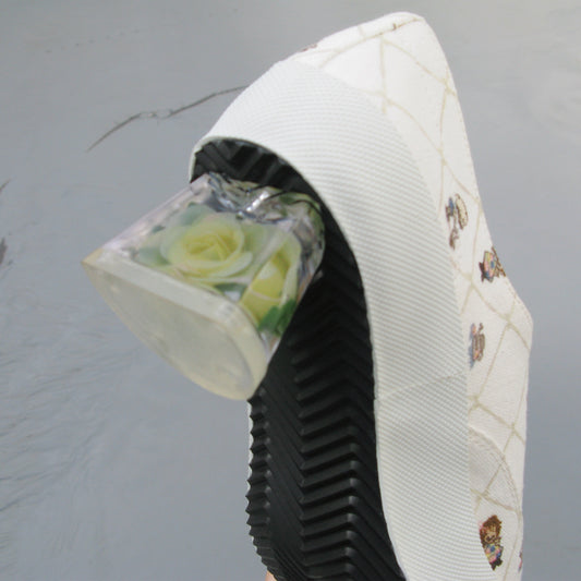 SLIP ON HEELS / COUNTRY / フラワーヒールスリッポン