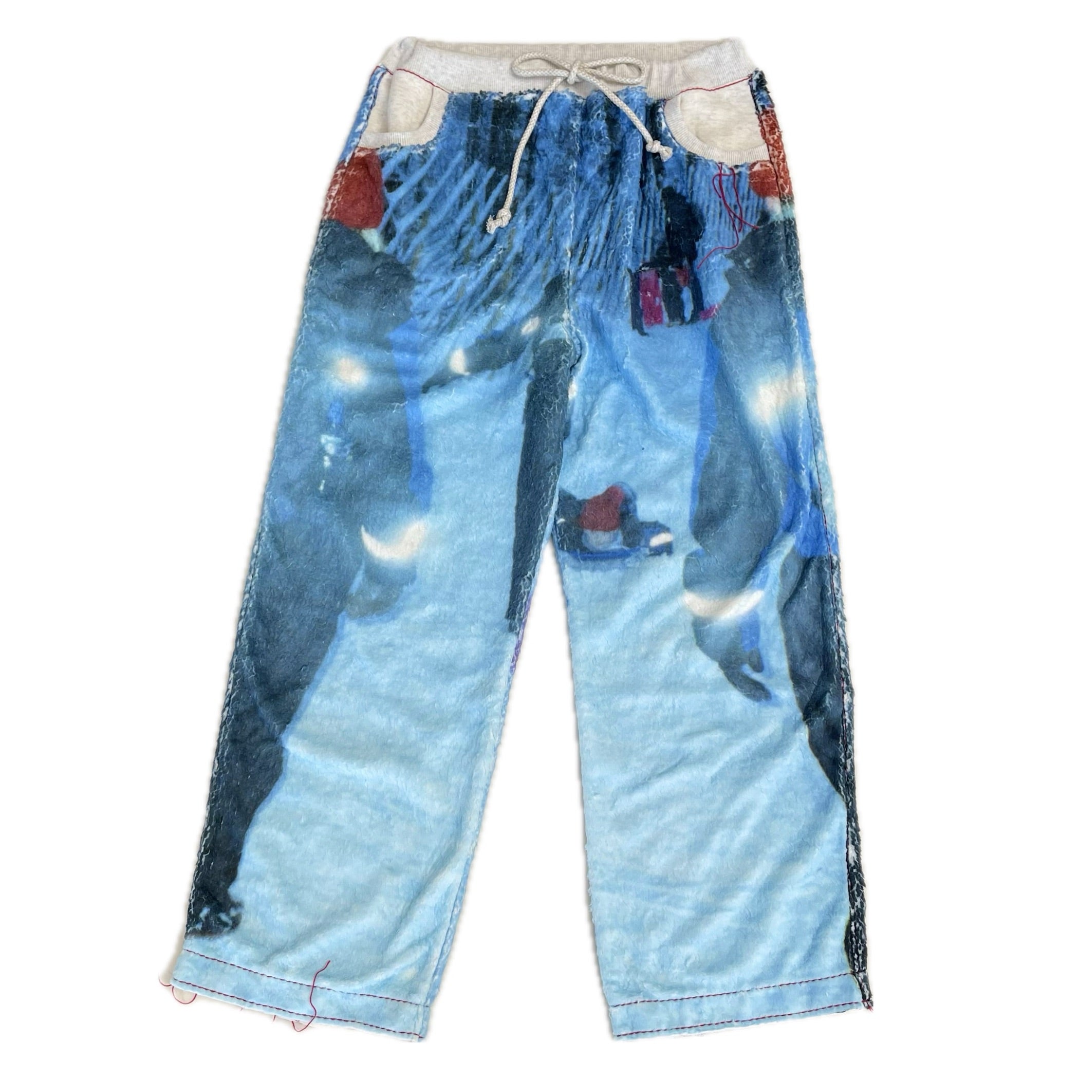 print boa easy pants / snow / プリントボアイージーパンツ シープ / SHEEP osakentaro