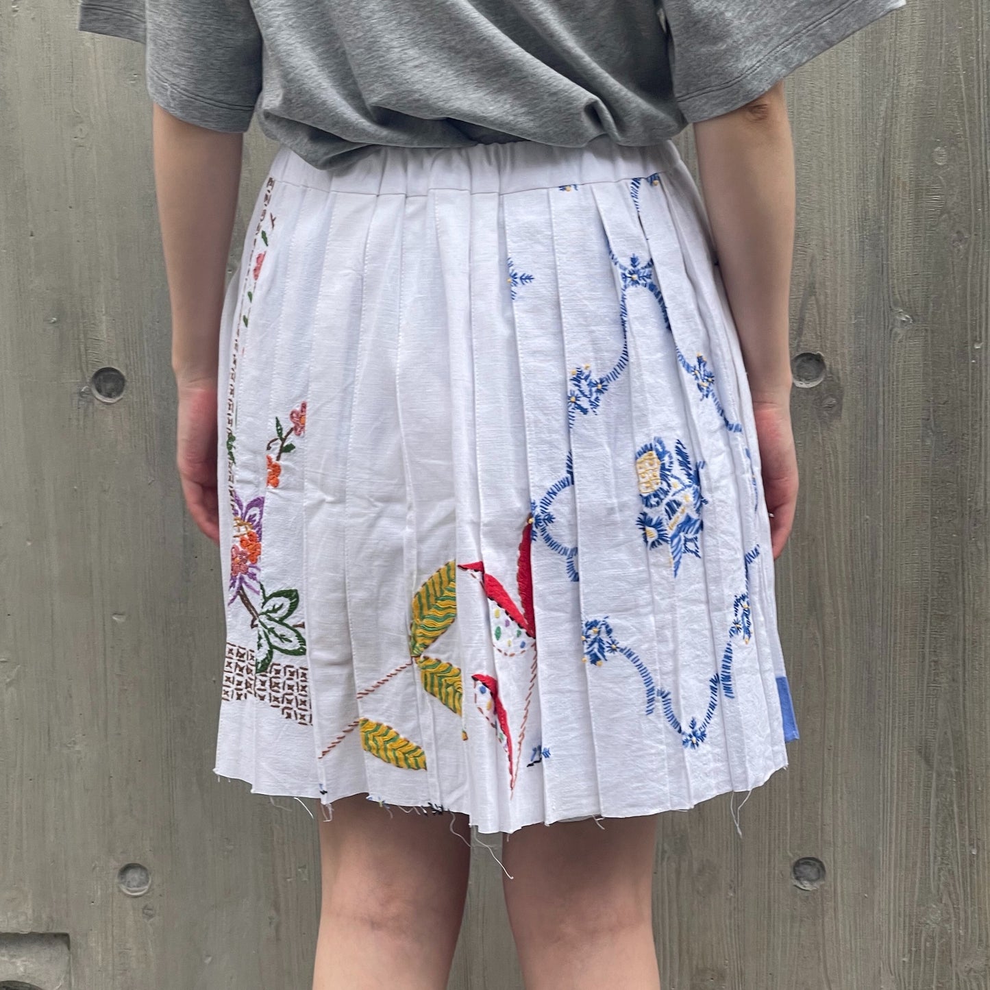 【SHEEP別注】TABLE CLOTH PLEATED SKIRT / テーブルクロスプリーツスカート
