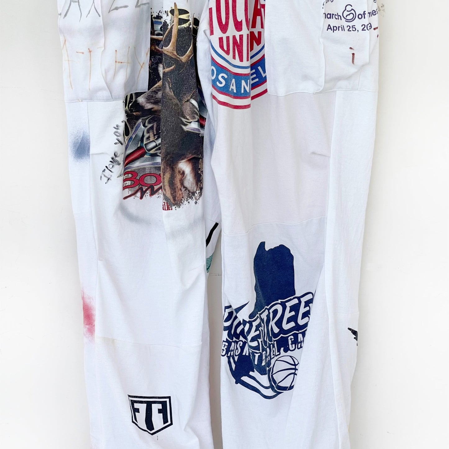 DE / RECONSTRUCTED VINTAGE T/CARGO / WHITE / リメイクカーゴパンツ