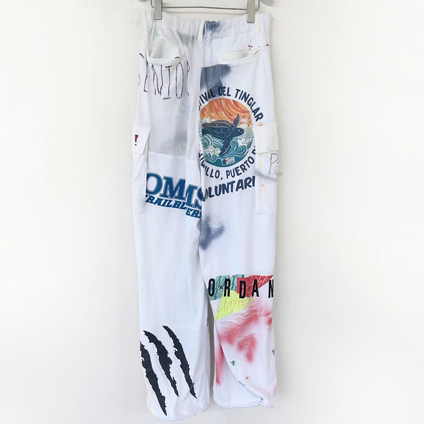 DE / RECONSTRUCTED VINTAGE T/CARGO / WHITE / リメイクカーゴパンツ