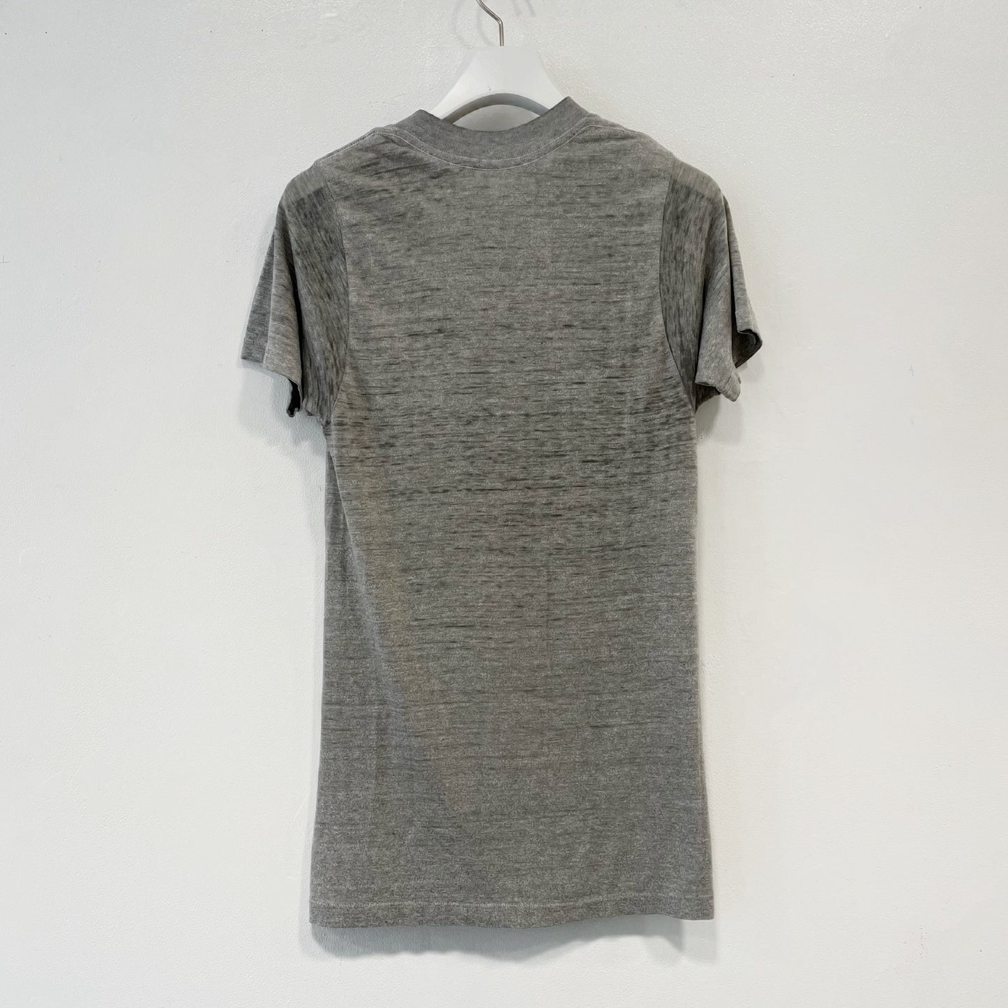 Grey marl stunt girl tee / エアブラシTシャツ