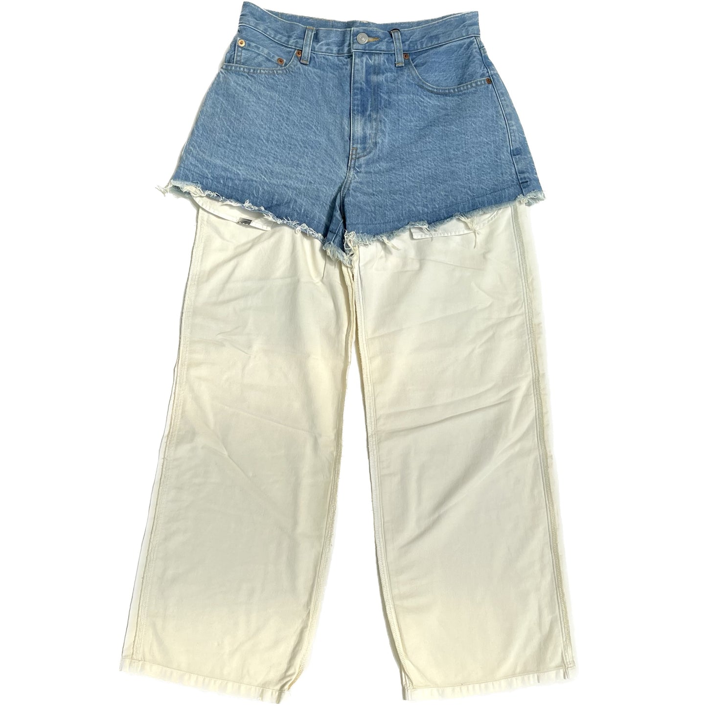 Layered Denim Pants / LIGHT BLUE / レイヤードデニムパンツ