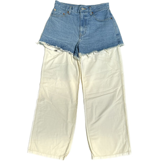 Layered Denim Pants / LIGHT BLUE / レイヤードデニムパンツ