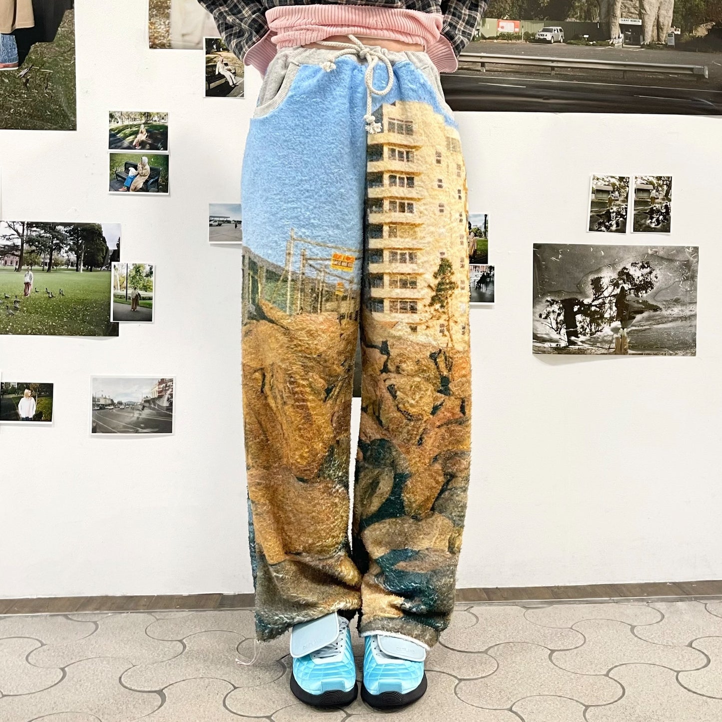 boa print pants / 風景 / ボアプリントパンツ