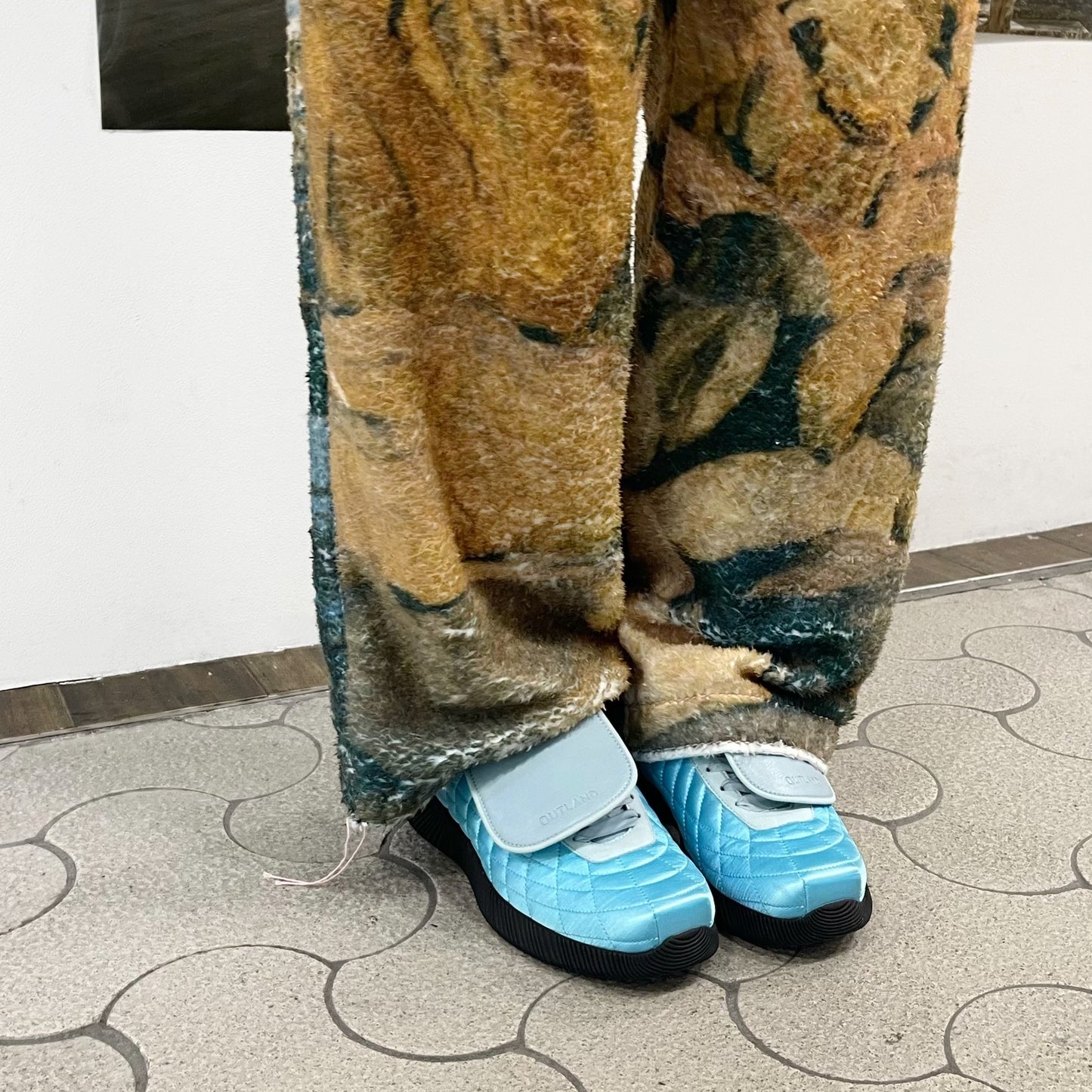 boa print pants / 風景 / ボアプリントパンツ