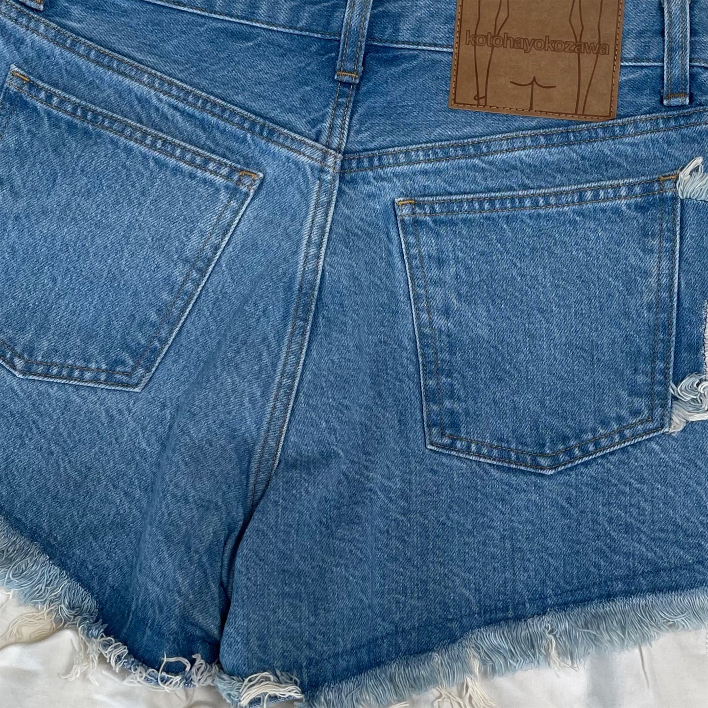 Layered Denim Pants / LIGHT BLUE / レイヤードデニムパンツ