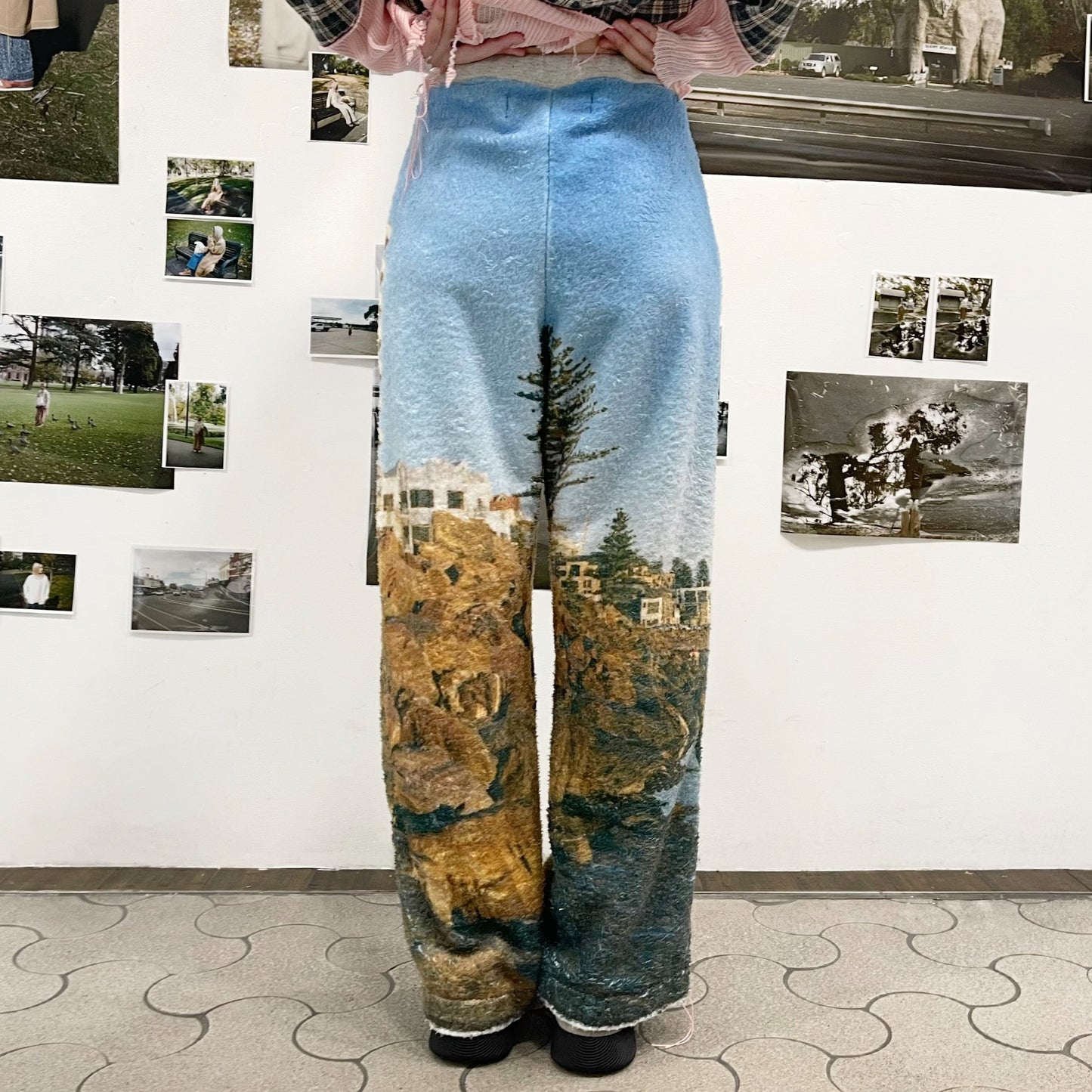 boa print pants / 風景 / ボアプリントパンツ