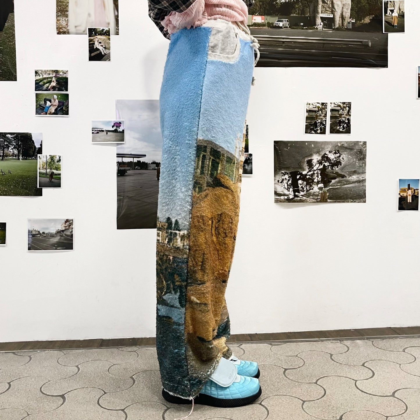 boa print pants / 風景 / ボアプリントパンツ