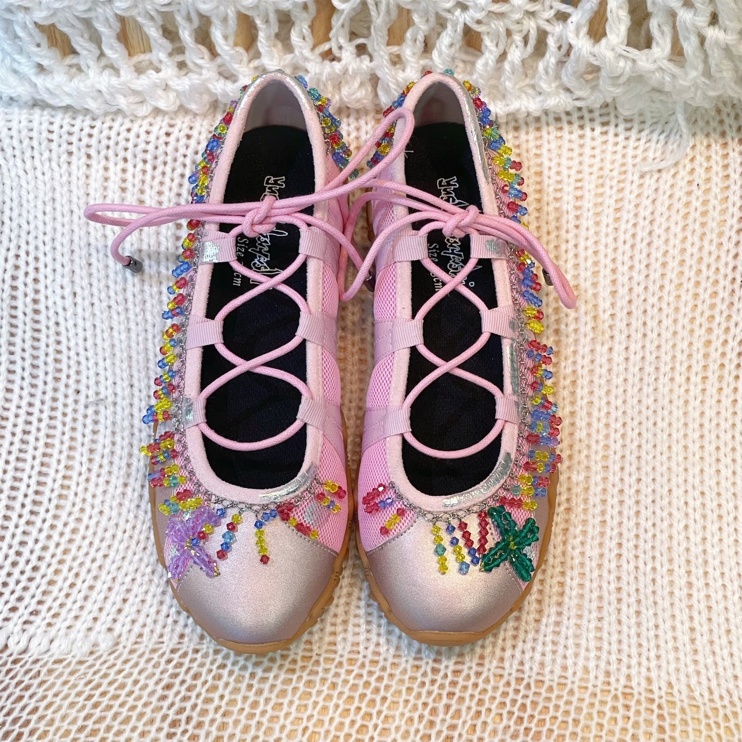 【MUnited Kingdomai x yushokobayashiコラボレーションシューズ】MK Turn / Pink / 23cm