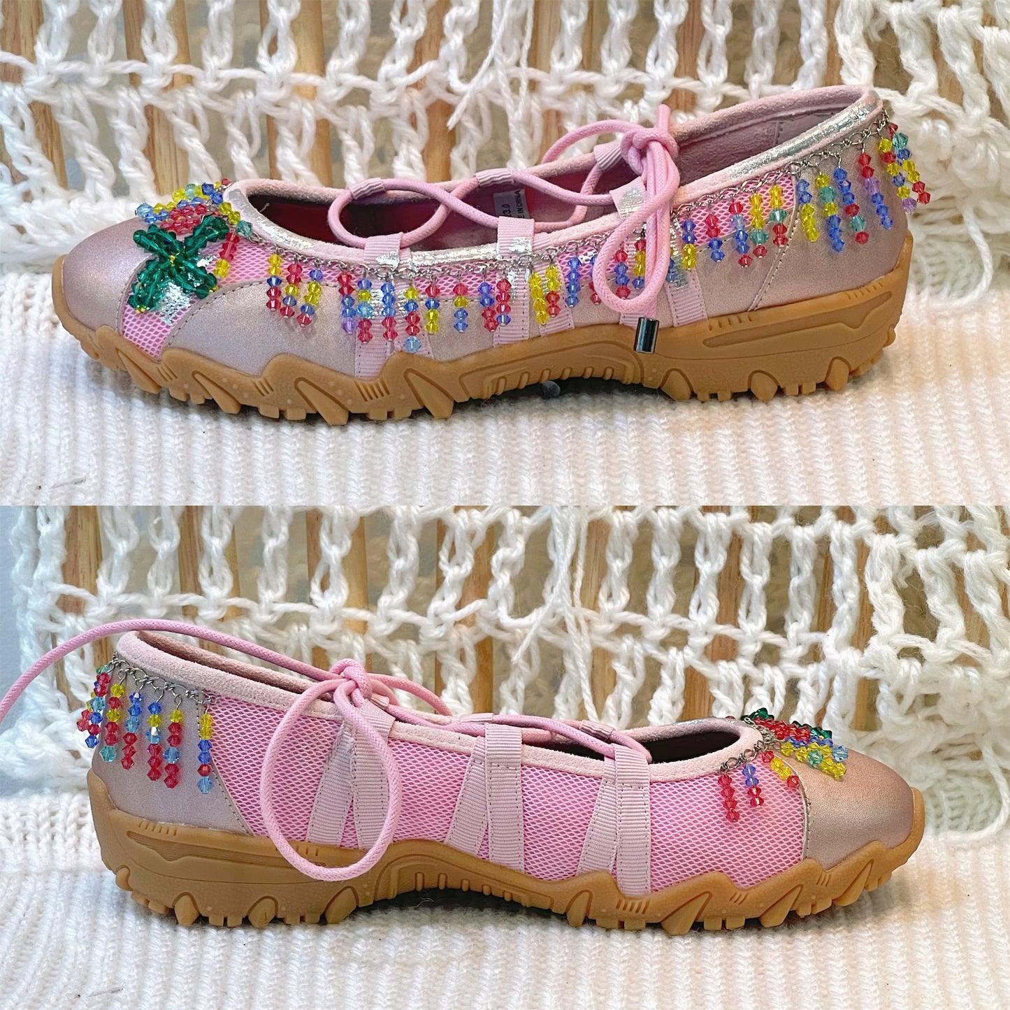 【MUnited Kingdomai x yushokobayashiコラボレーションシューズ】MK Turn / Pink / 23cm