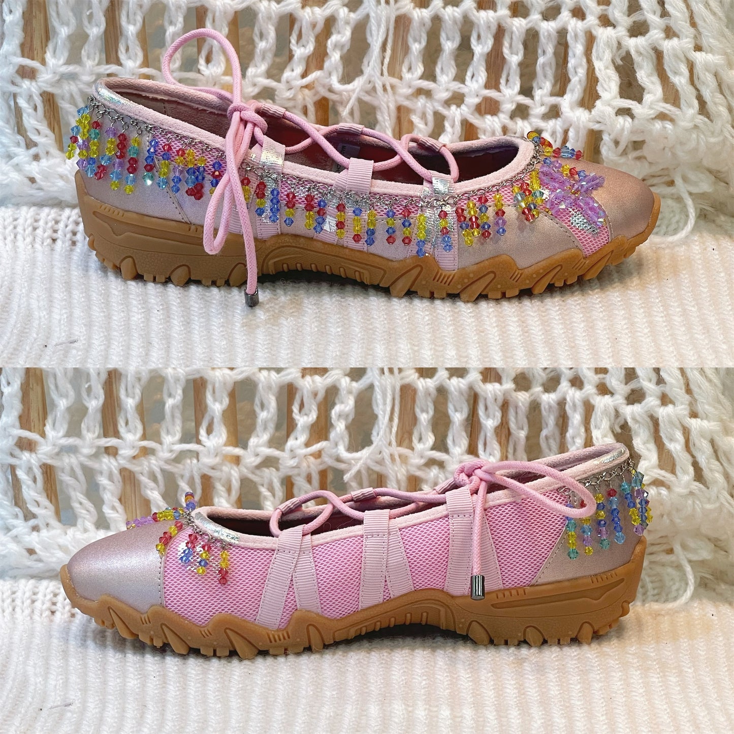 【MUnited Kingdomai x yushokobayashiコラボレーションシューズ】MK Turn / Pink / 23cm