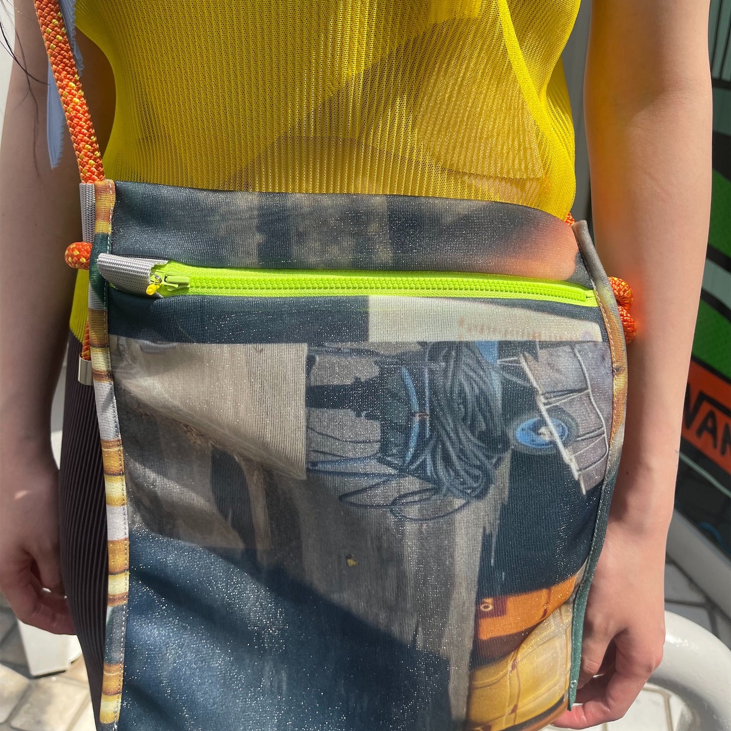 LAUNDRY NET (STRAP SET) / MULTI / ランドリーショルダーバッグ