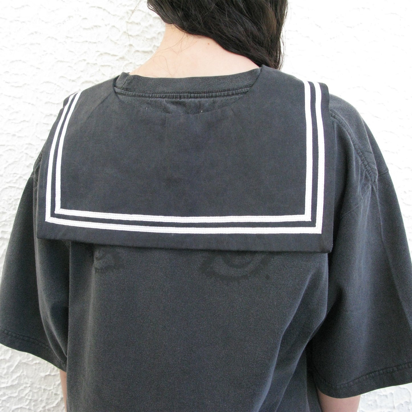 TOMIE WASHED PRINT SAILOR T-SHIRT / BLACK / 伊藤潤二『富江』コラボレーション