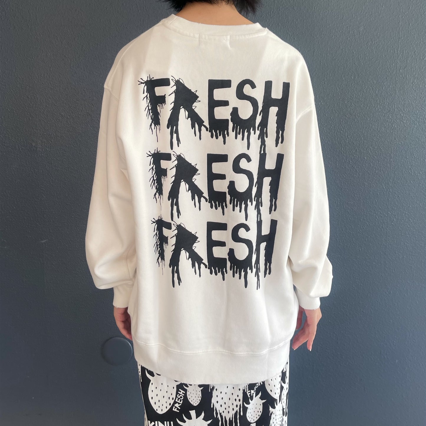 FRESH PULLOVER SWEAT / VINTAGE WHITE / プルオーバースウェット【Brett Westfallコラボレーション】