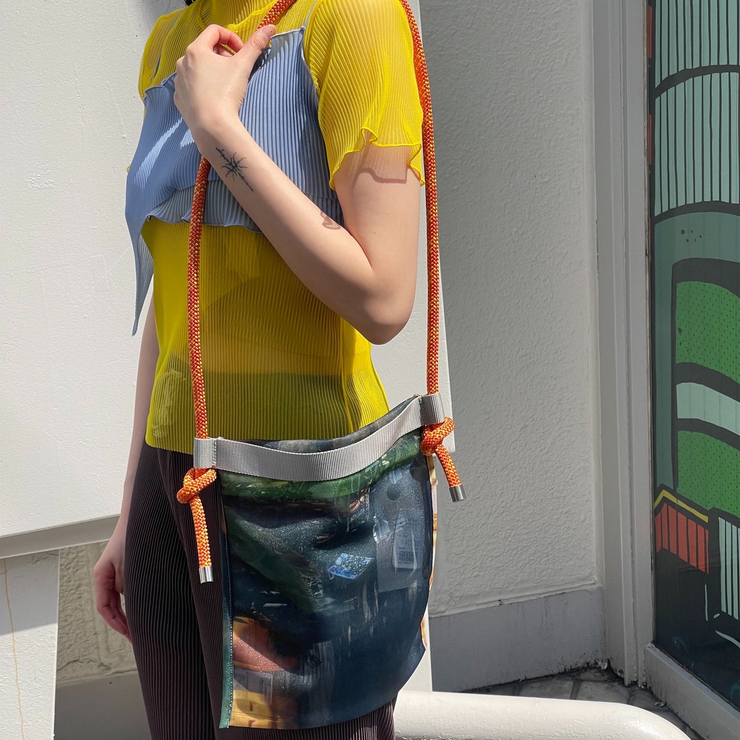 LAUNDRY NET (STRAP SET) / MULTI / ランドリーショルダーバッグ