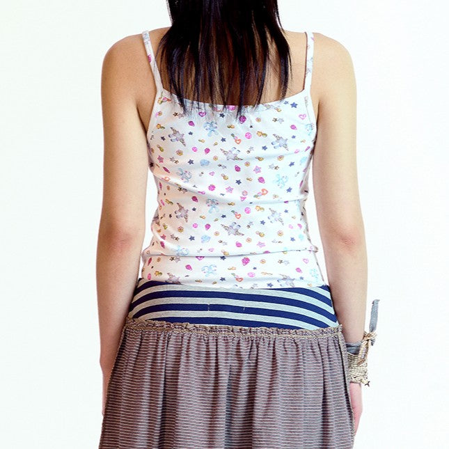 EMA TINY FRIENDS SLEEVELESS / WHITE / Ema Gasparコラボレーション