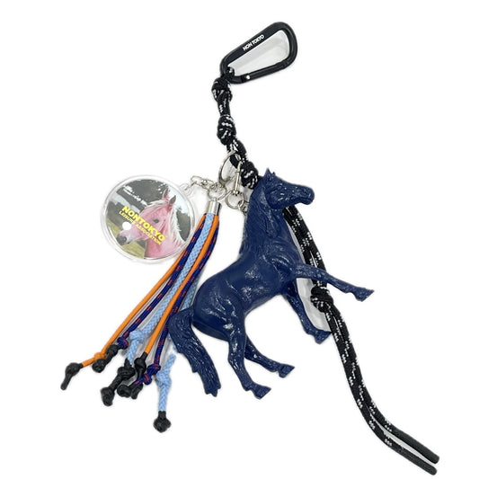 HORSE FRINGE KEY HOULDER / BLUE / ホースフリンジキーホルダー