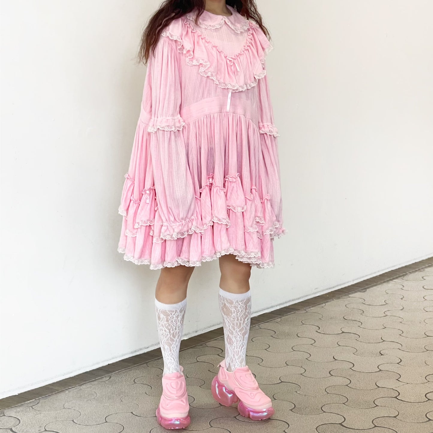 SOFT LOLITA / PINK / フリルレースドレス