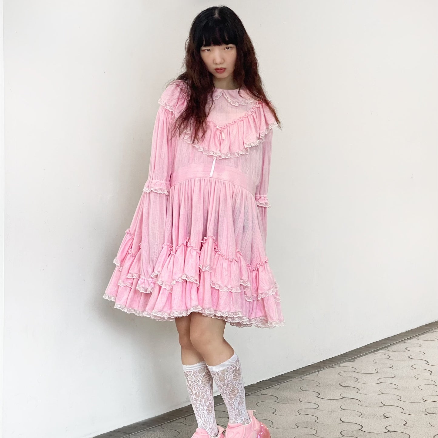 SOFT LOLITA / PINK / フリルレースドレス