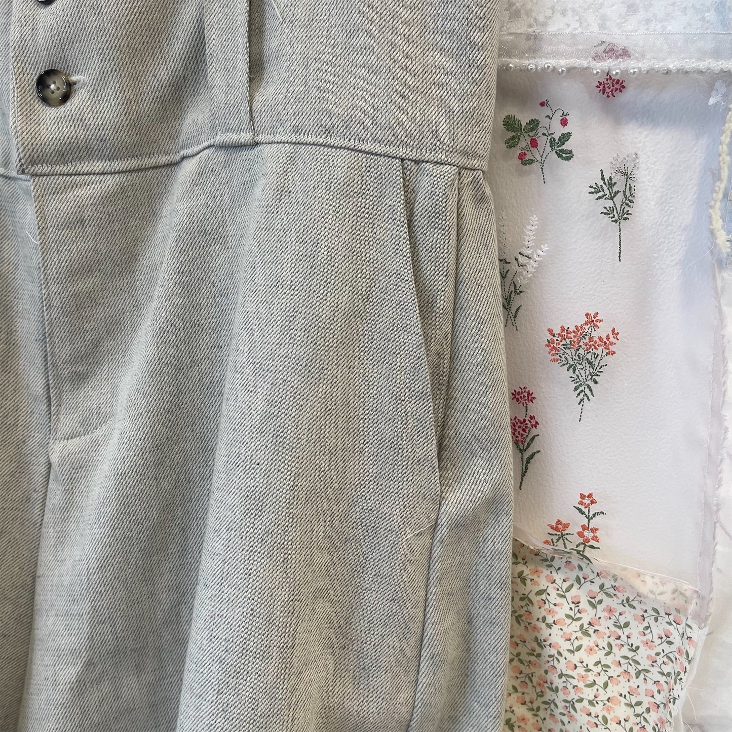 Short Cargo trousers / Denim / ショートカーゴトラウザーズ