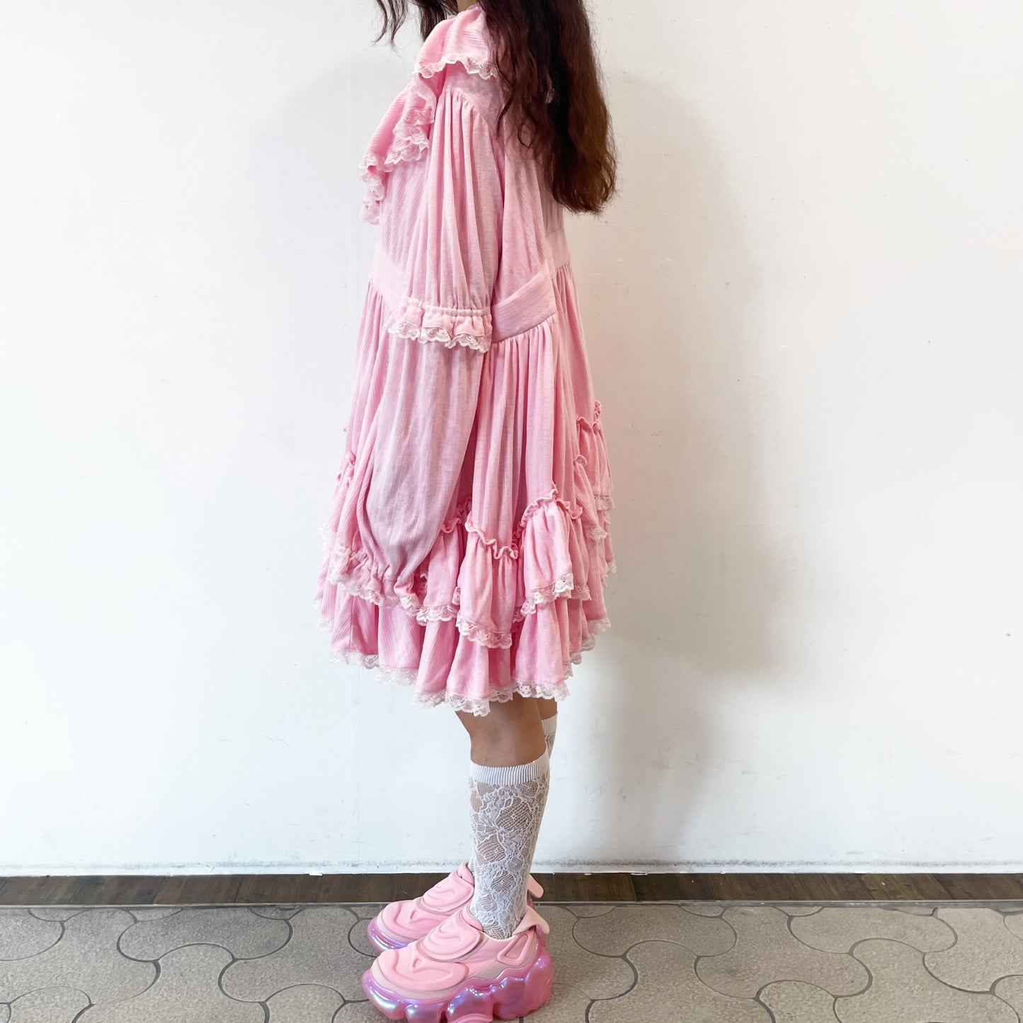 SOFT LOLITA / PINK / フリルレースドレス
