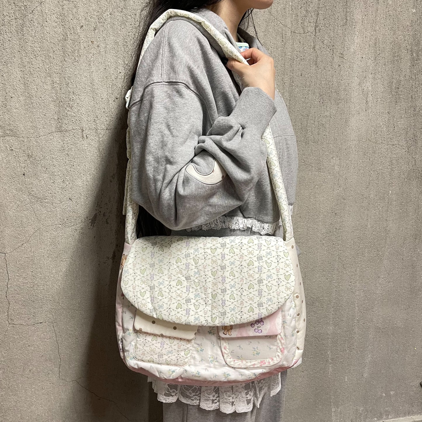 Winnie quilted shoulder bag / Mix / キルティングショルダーバッグ