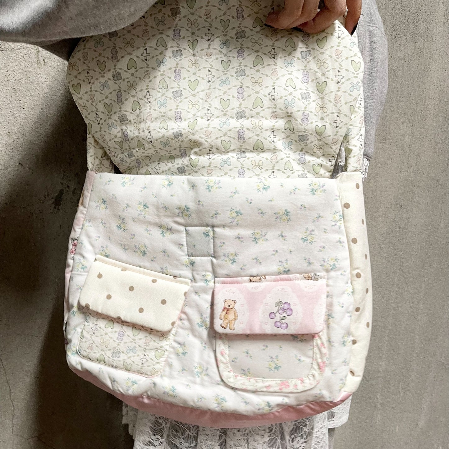 Winnie quilted shoulder bag / Mix / キルティングショルダーバッグ