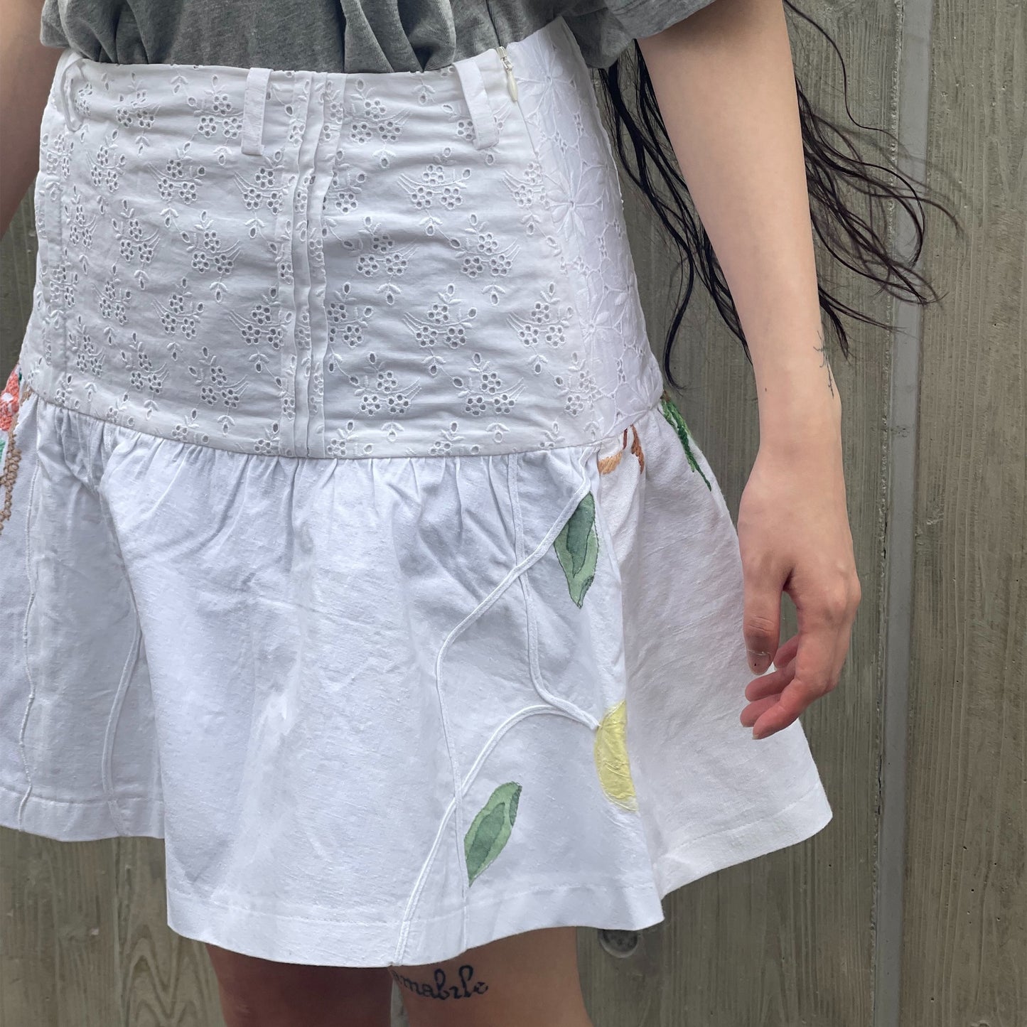 【SHEEP別注】TABLE CLOTH GATHERED SKIRT / テーブルクロスギャザースカート
