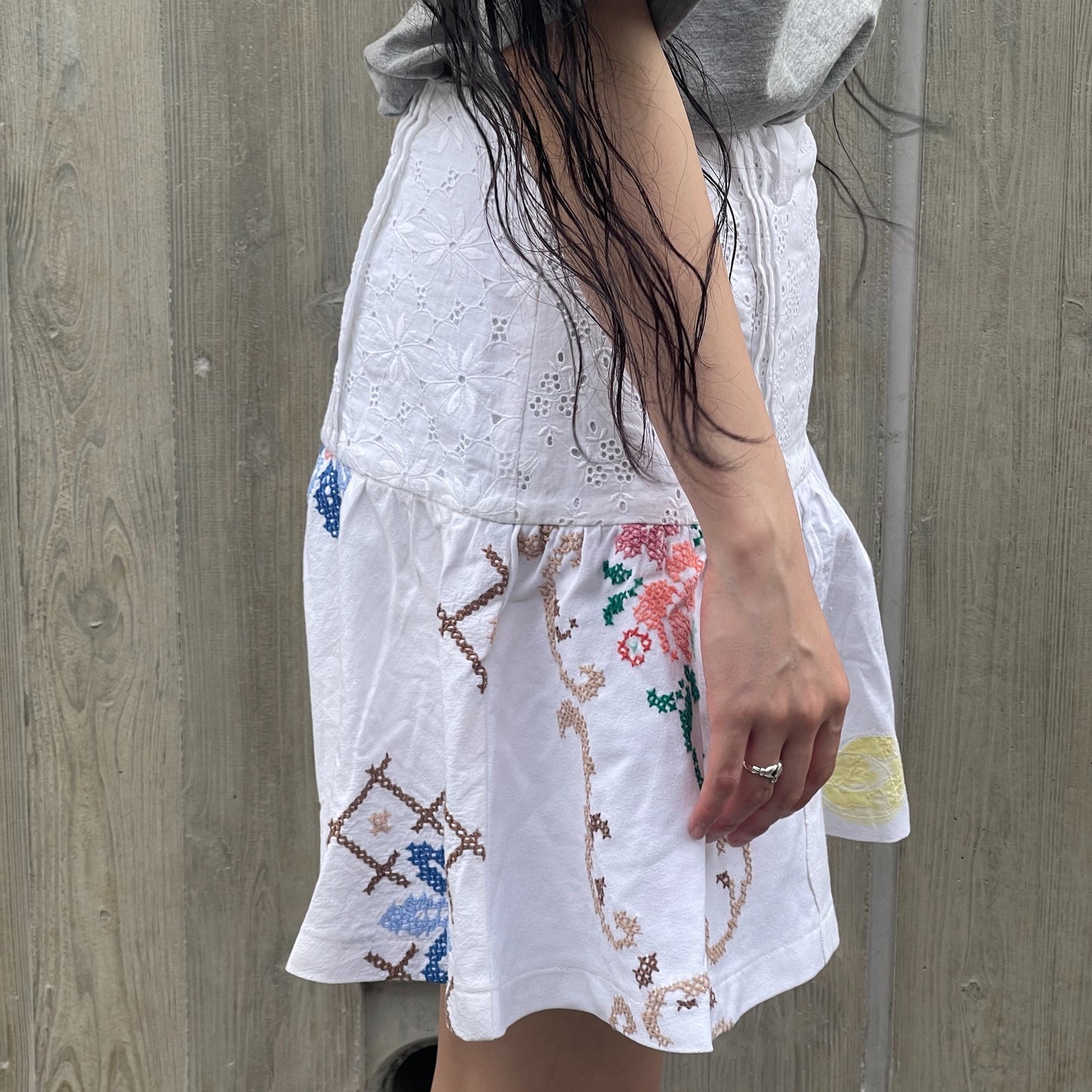 【SHEEP別注】TABLE CLOTH GATHERED SKIRT / テーブルクロスギャザースカート