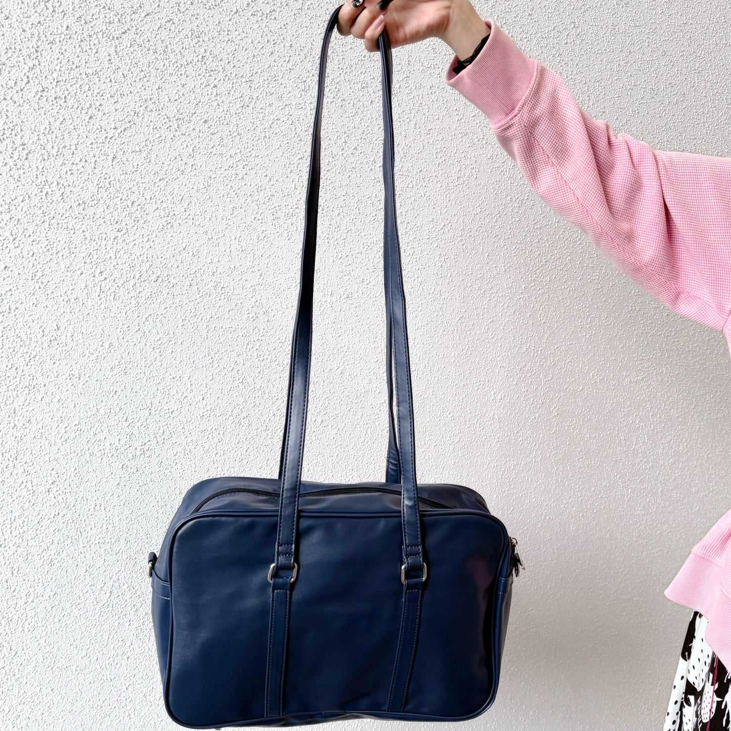 ABANDONED SCHOOL BAG / NAVY / ショルダースクールバッグ