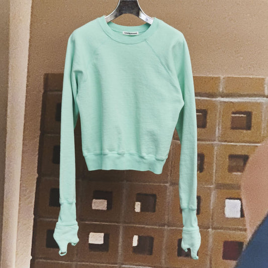 HEAVYWEIGHT CUFF-GLOVE TOP / MINT / ヘビーウェイトグローブトップ
