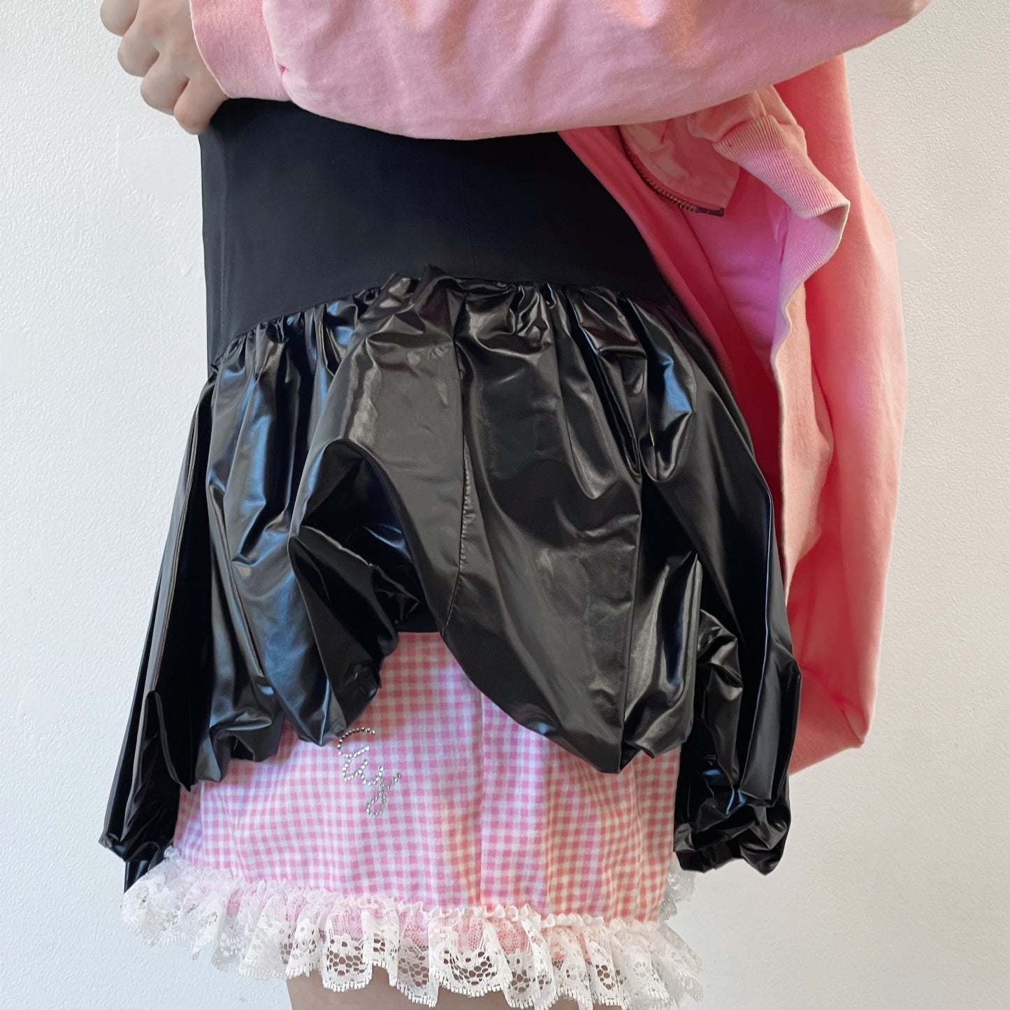 tutu short skirt / black / コルセットバルーンスカート
