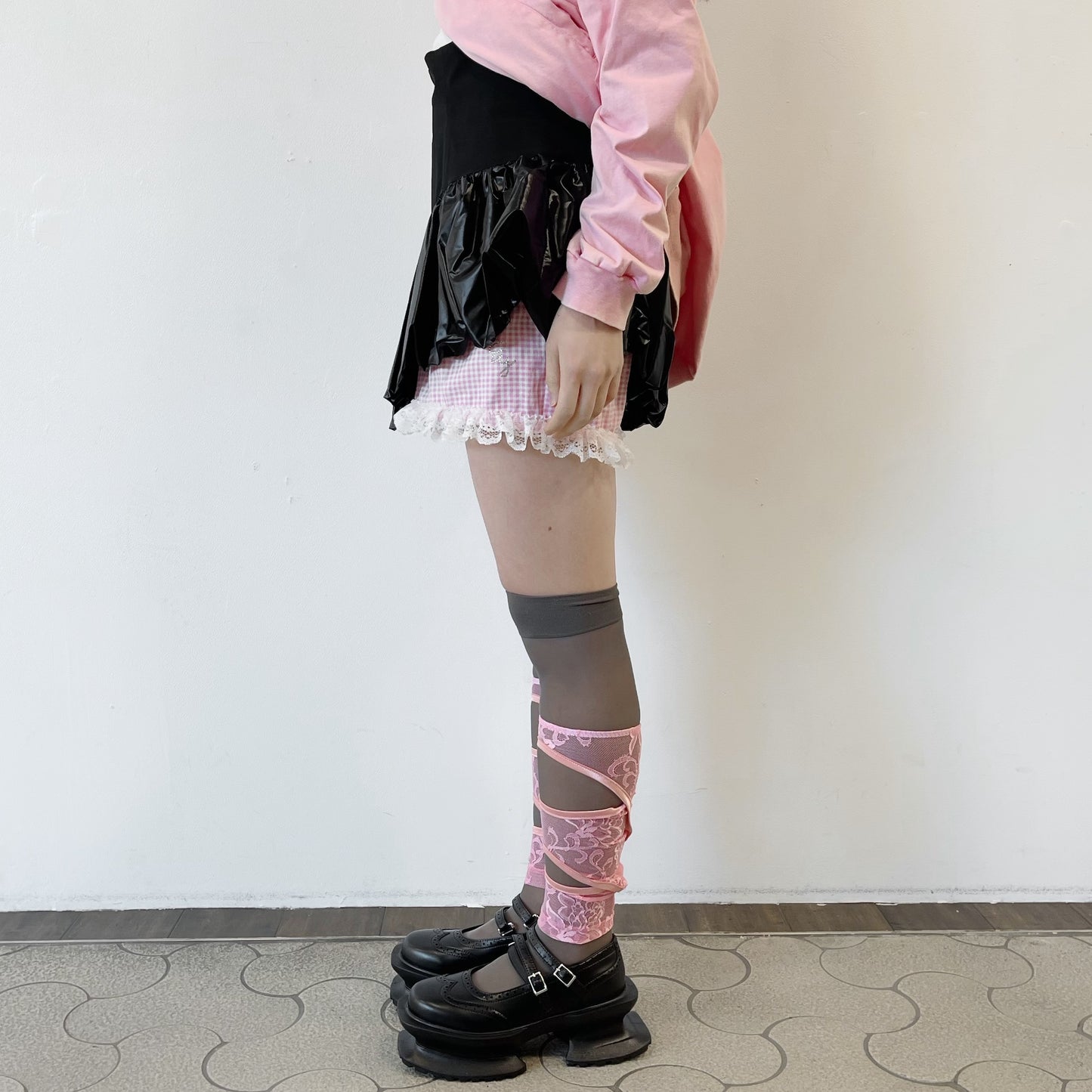 tutu short skirt / black / コルセットバルーンスカート