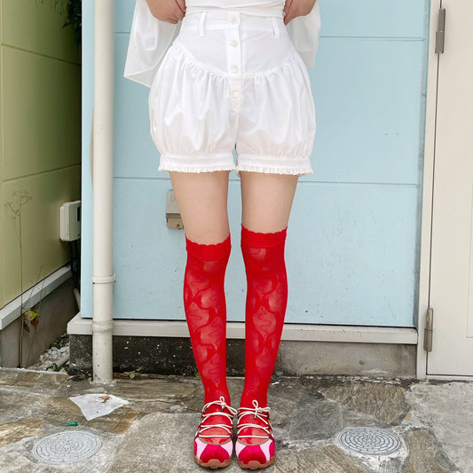 【SHEEP LIMITED】lace pants / WHITE / レースパンツ