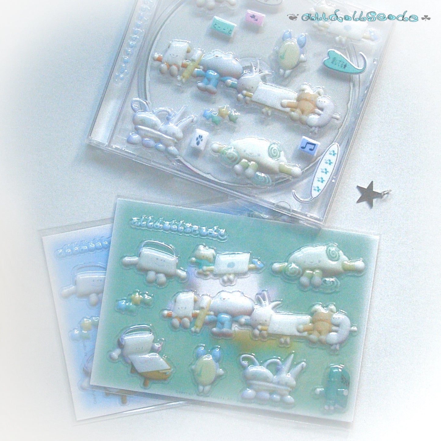 【alldollscode】Bubble epoxy sticker / ステッカー