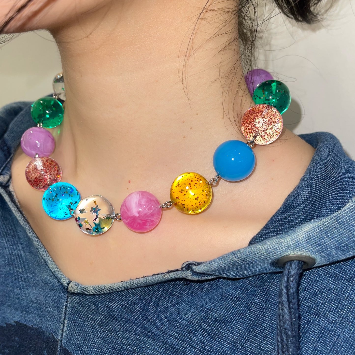 Bouncy Ball Necklace / ビーズネックレス