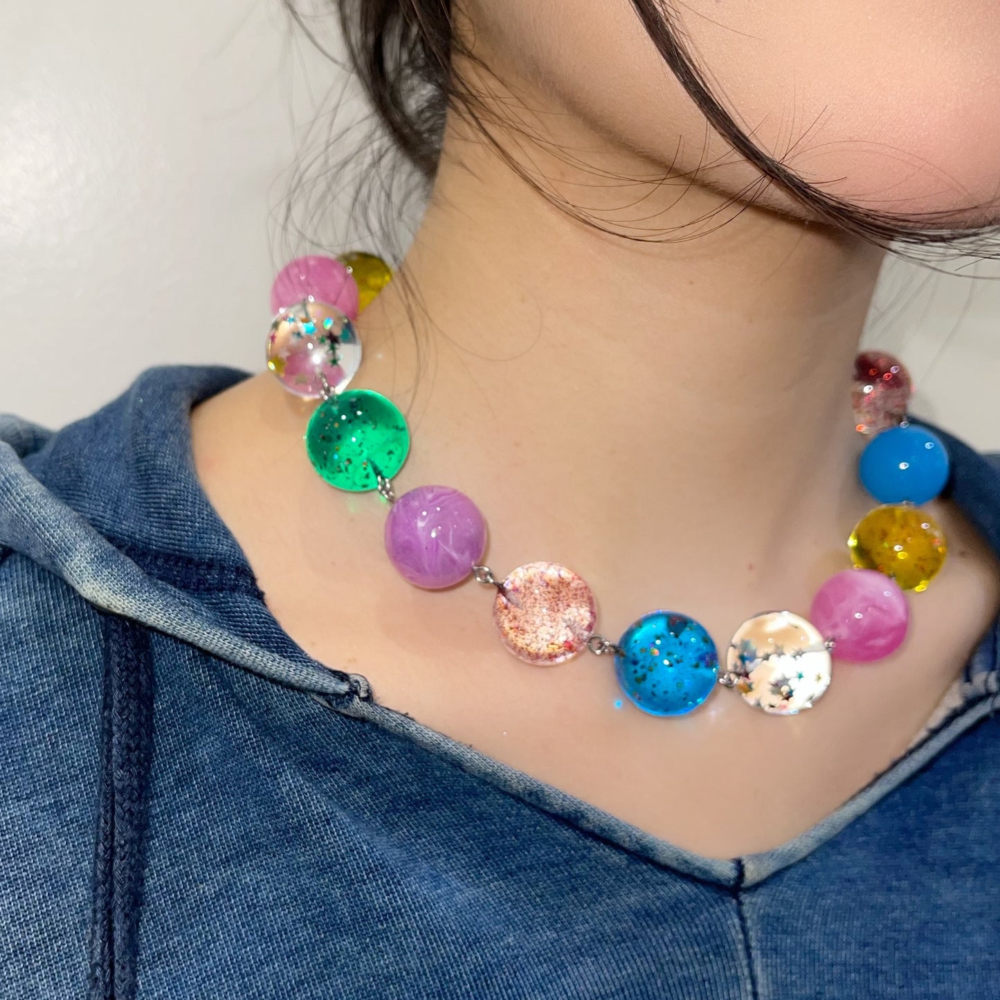 Bouncy Ball Necklace / ビーズネックレス
