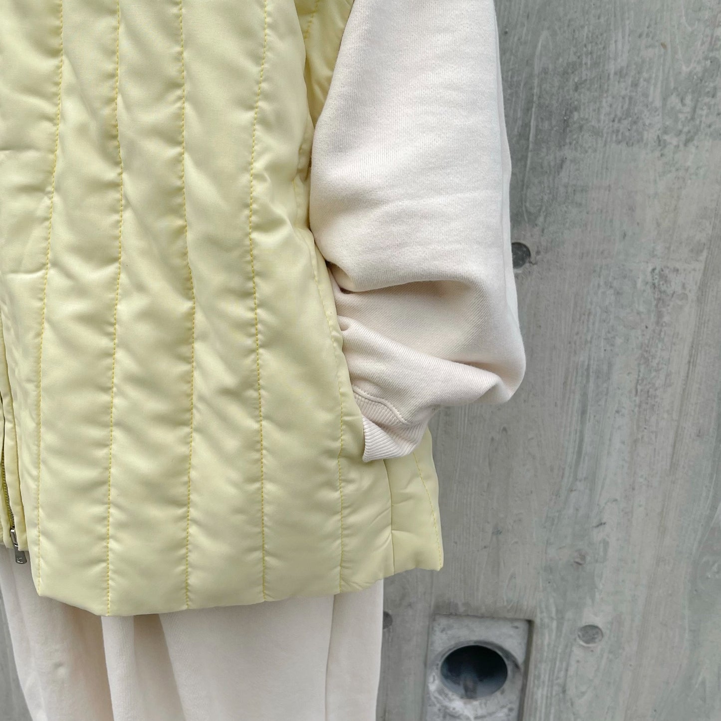 Padded snoop vest / YELLOW / パデットベスト