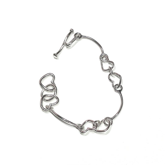 heart bracelet / silver / ハートブレスレット