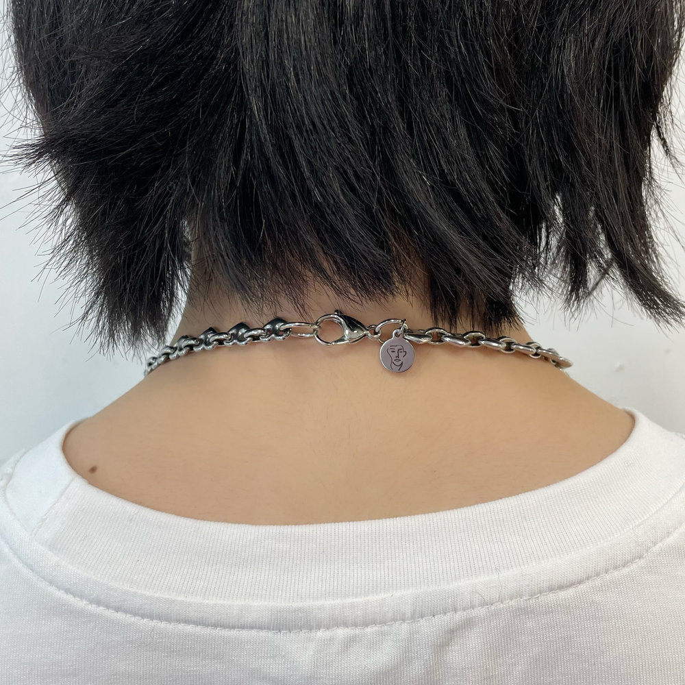 RIBBON NECKLACE / Red / リボンネックレス