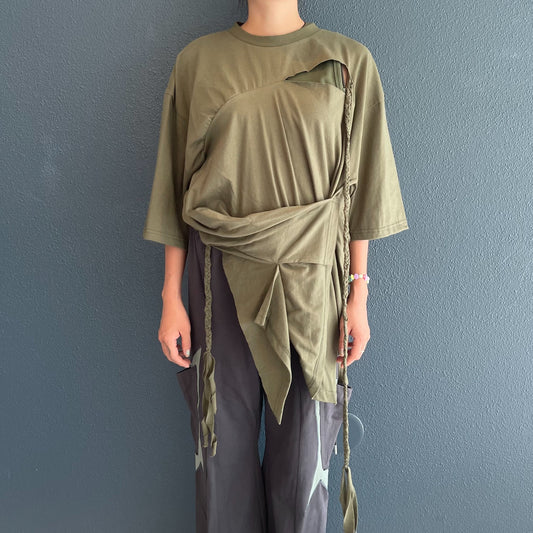 Braided top / Khaki / ブレイドトップ