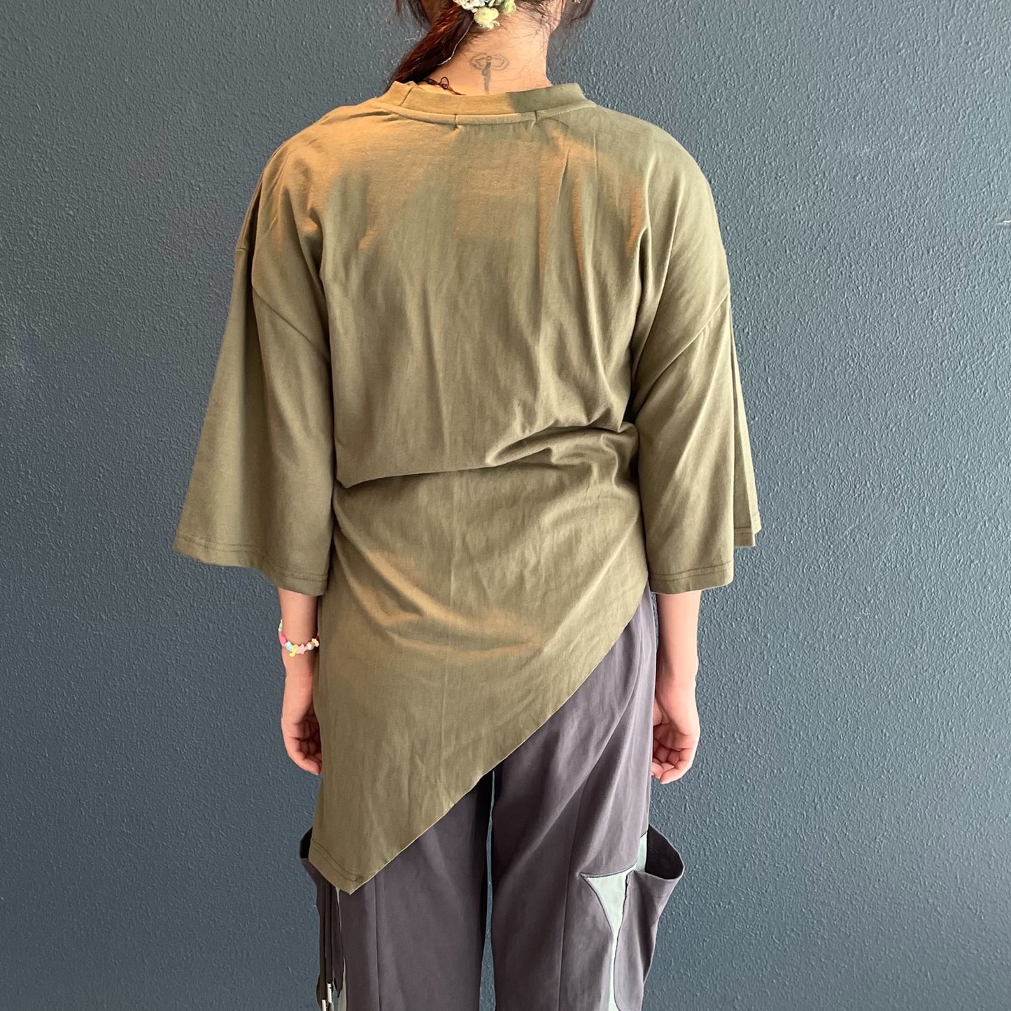 Braided top / Khaki / ブレイドトップ