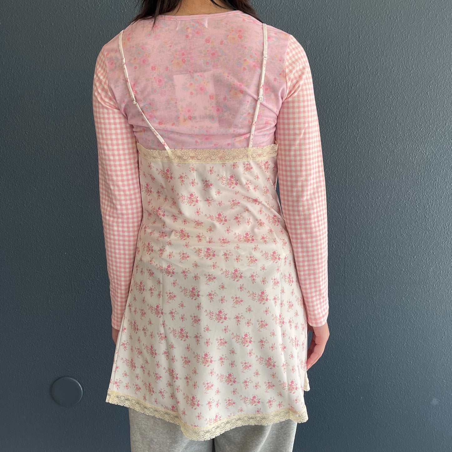 Claire floral slip dress / Ivory / フローラルスリップドレス