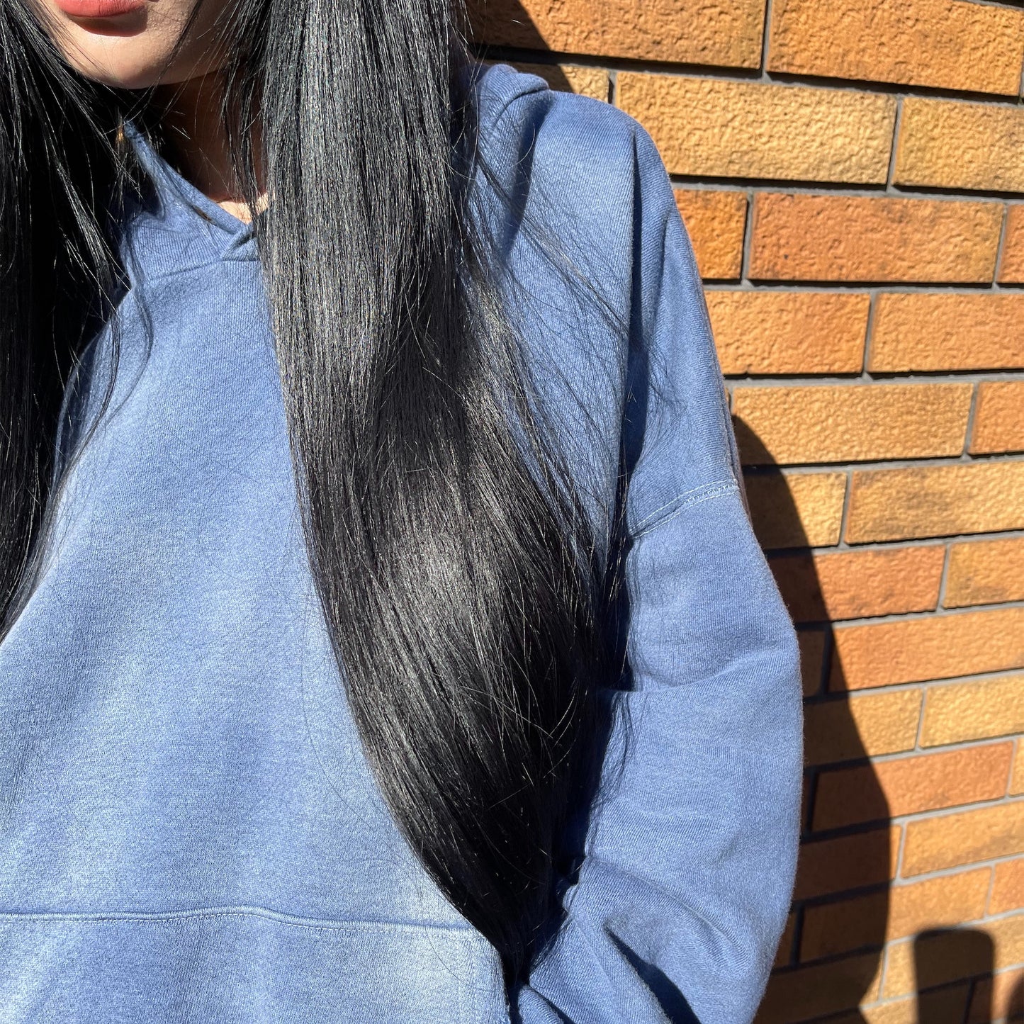 HOODIE/PHOTOCHROMIC/DARKD / BLUE / プリントフーディー