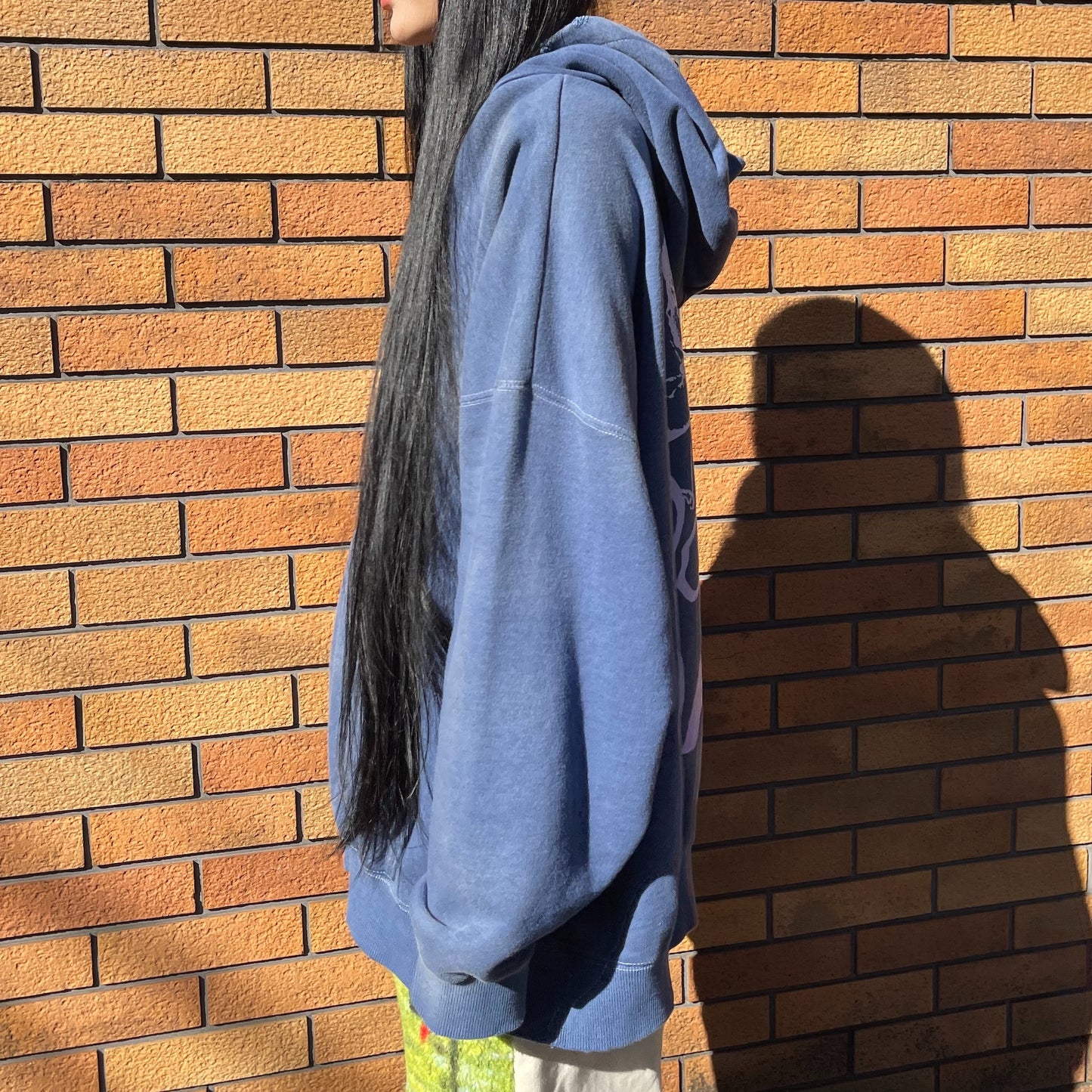 HOODIE/PHOTOCHROMIC/DARKD / BLUE / プリントフーディー