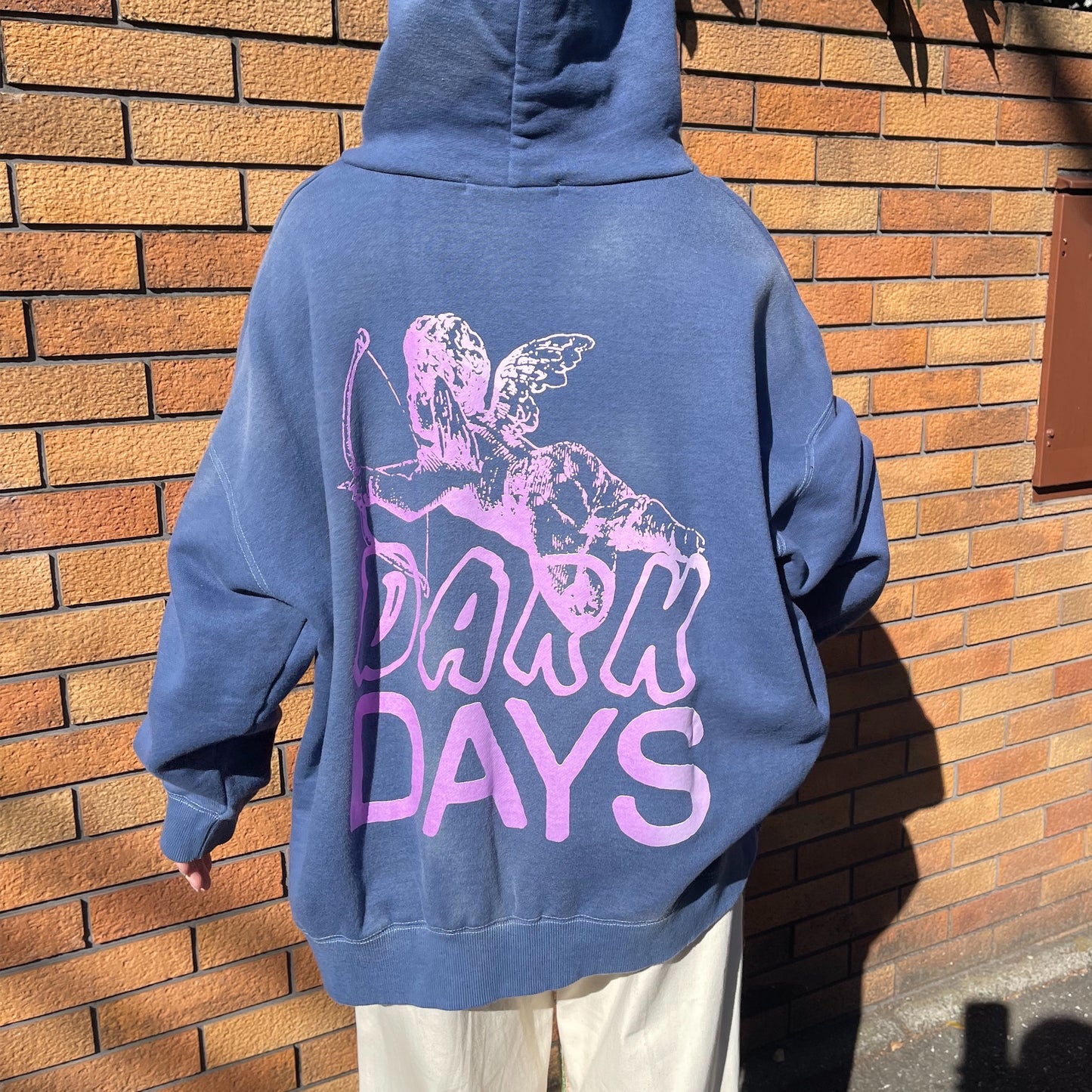 HOODIE/PHOTOCHROMIC/DARKD / BLUE / プリントフーディー