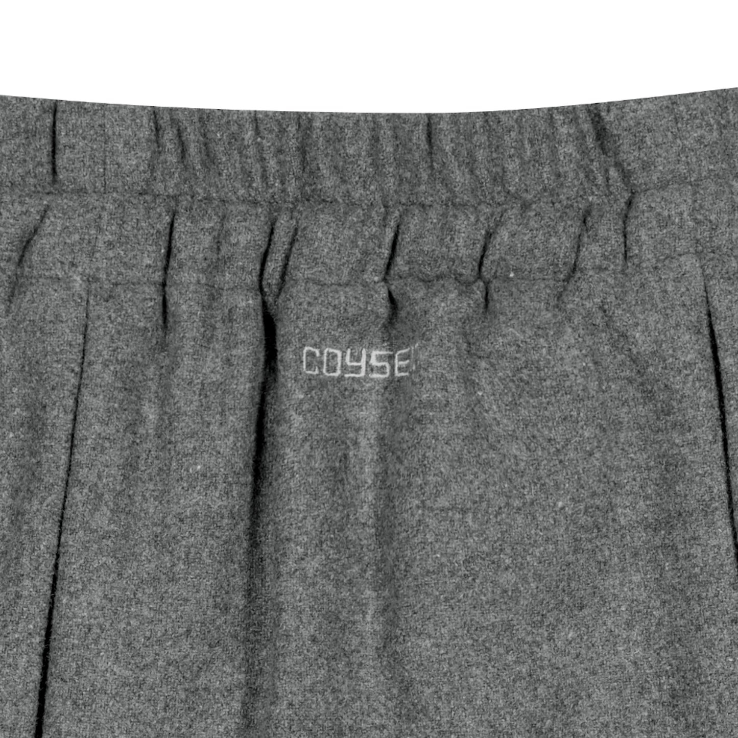 PLEATS OVER WOOL PANTS / GREY / プリーツウールパンツ